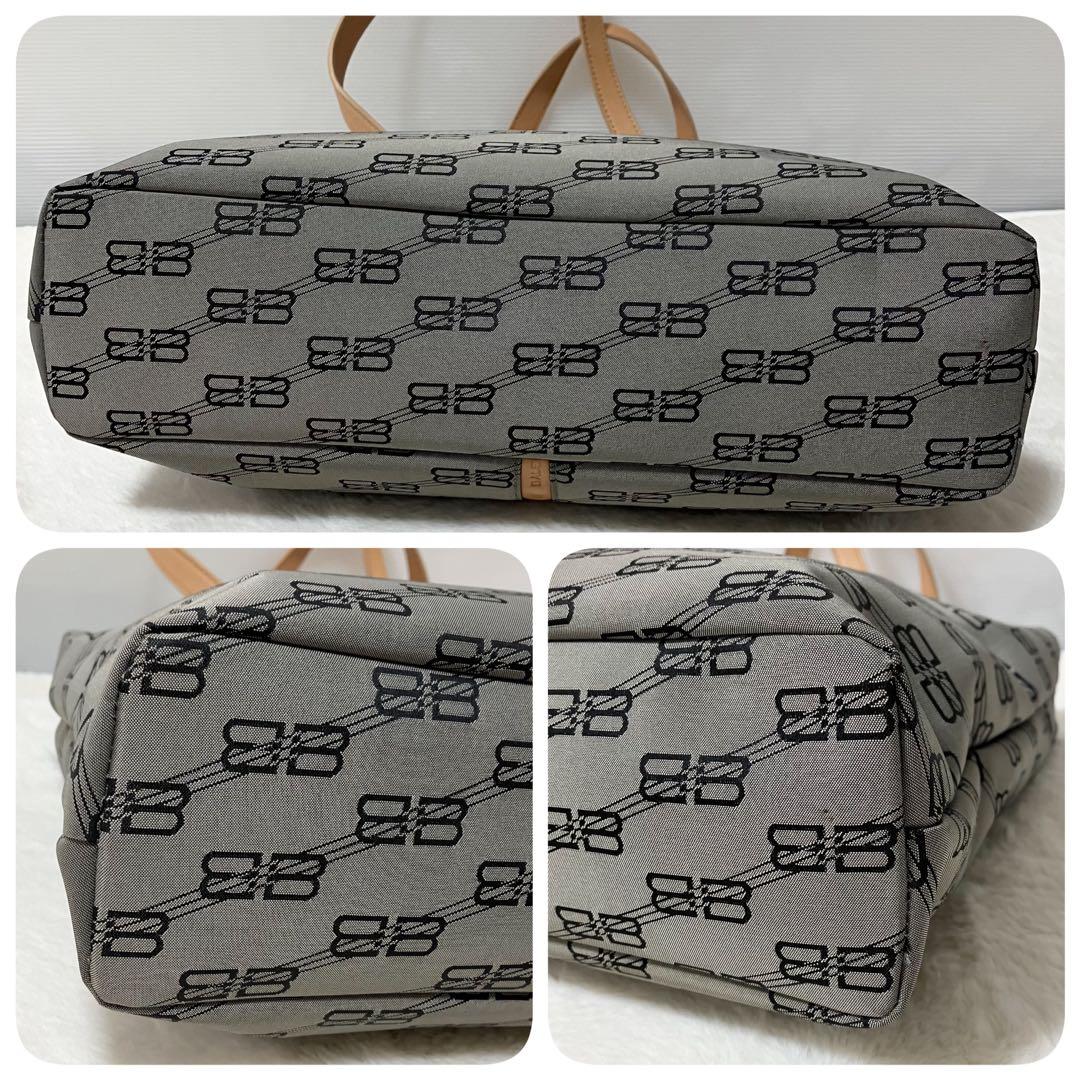 未使用級 BALENCIAGA ナイロン トートバッグ A4 ロゴ シグネチャー