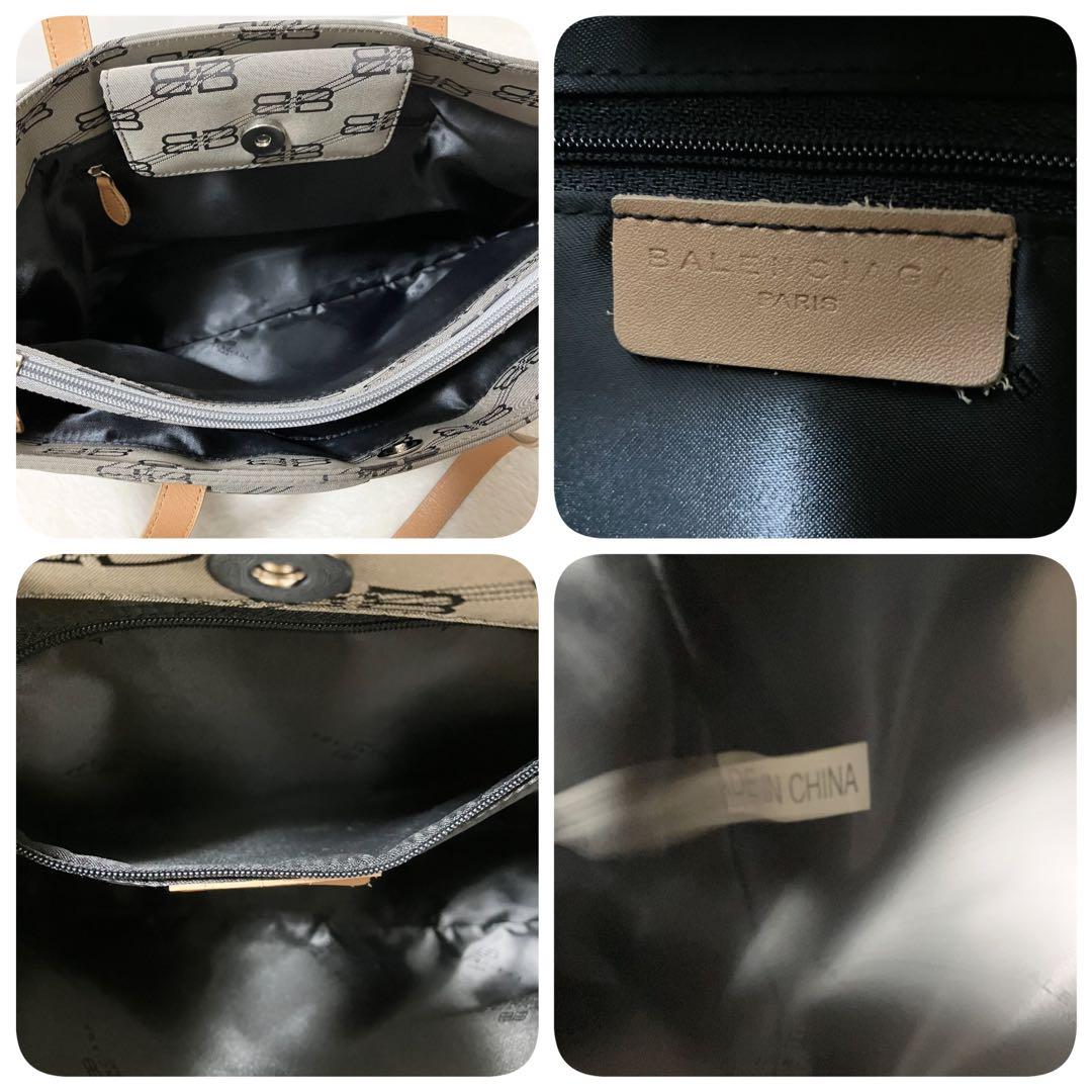 未使用級 BALENCIAGA ナイロン トートバッグ A4 ロゴ シグネチャー