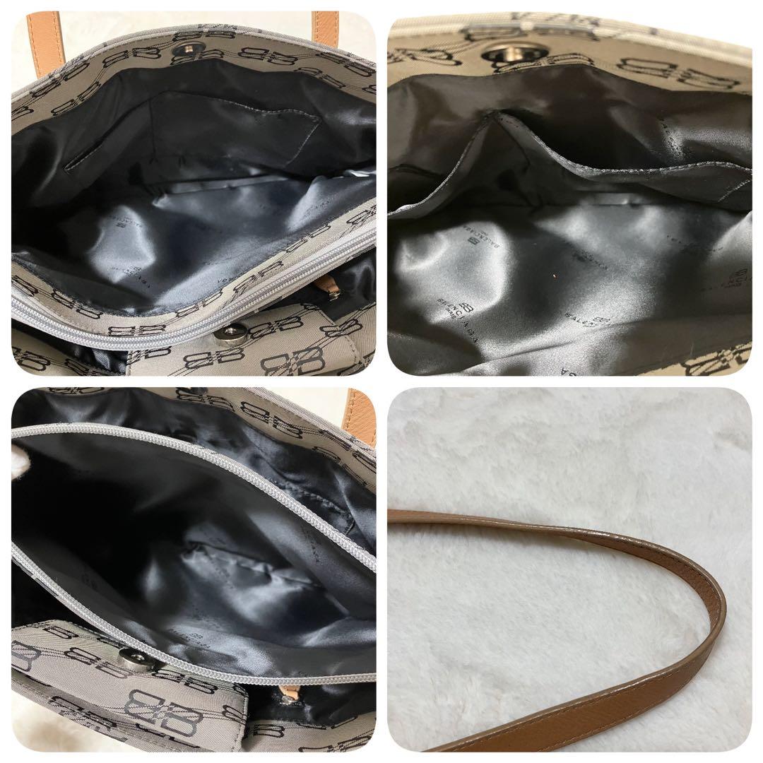 未使用級 BALENCIAGA ナイロン トートバッグ A4 ロゴ シグネチャー