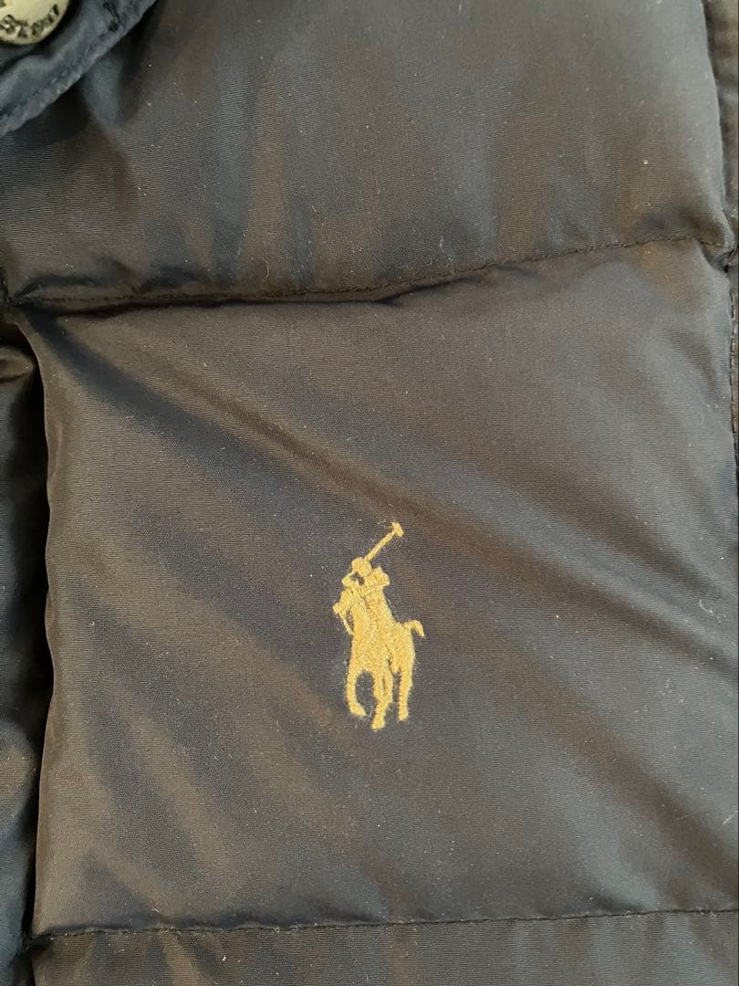 POLO ポロラルフローレンネイビー ダウンベスト　Sサイズ