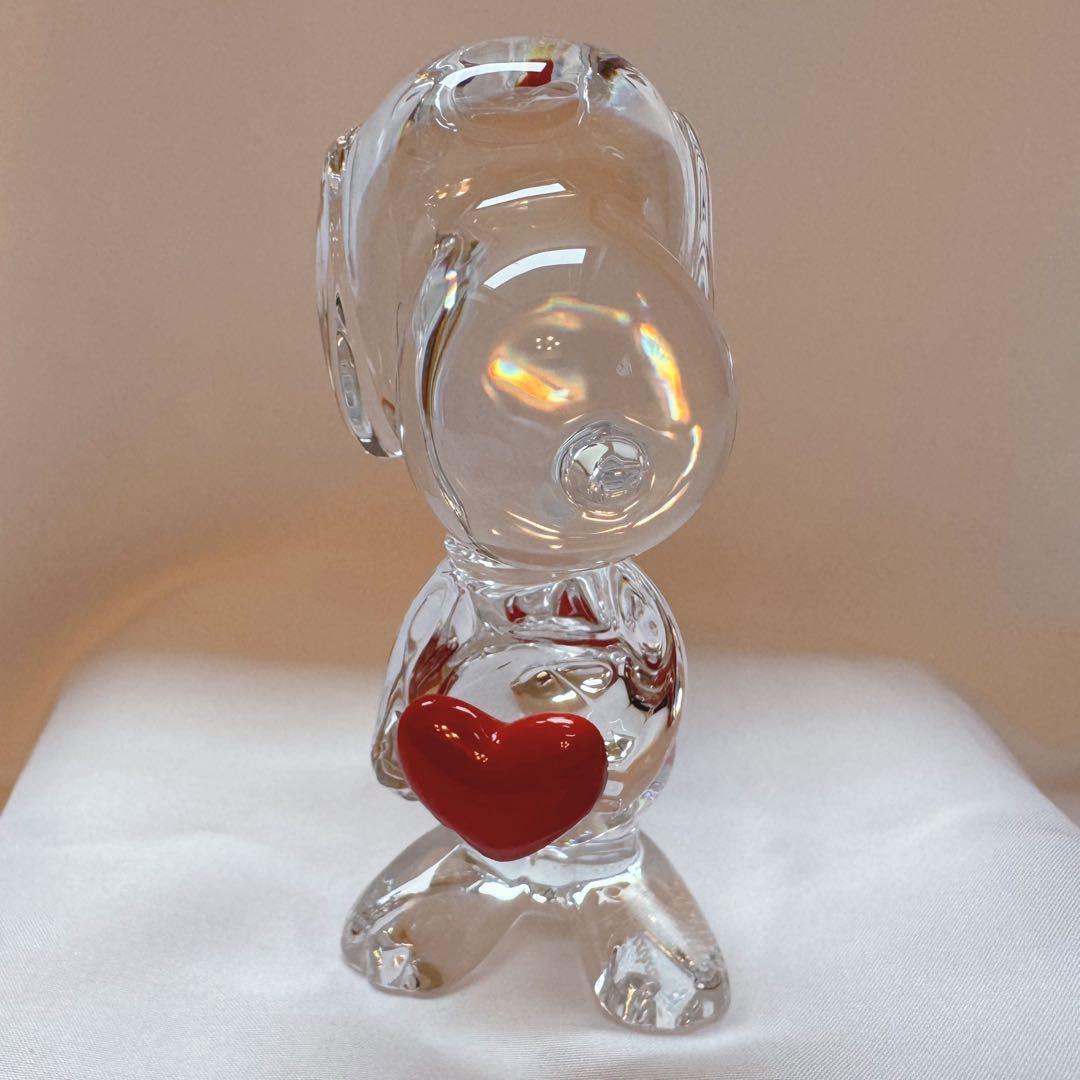 【 新品・美品 】Baccarat バカラ スヌーピー ハート