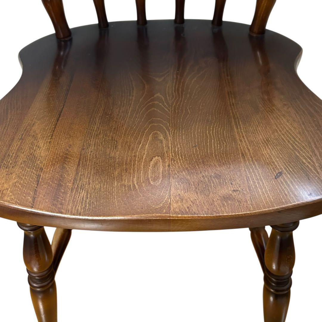 キツツキ　ウィンザーチェア 木製ダイニングチェア 飛騨産業 ヴィンテージ