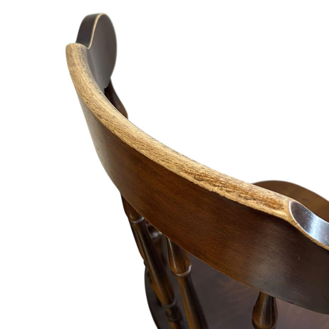 キツツキ　ウィンザーチェア 木製ダイニングチェア 飛騨産業 ヴィンテージ