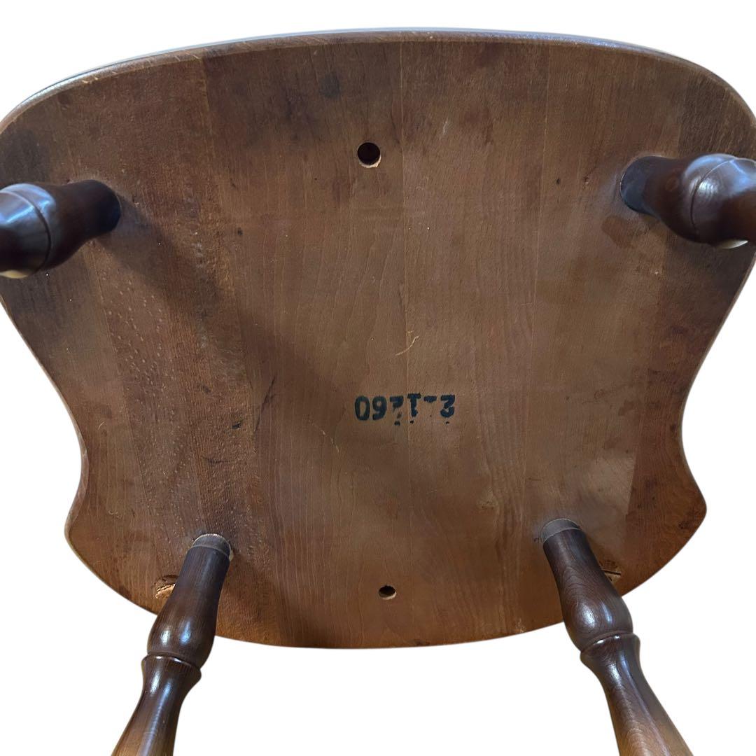 キツツキ　ウィンザーチェア 木製ダイニングチェア 飛騨産業 ヴィンテージ