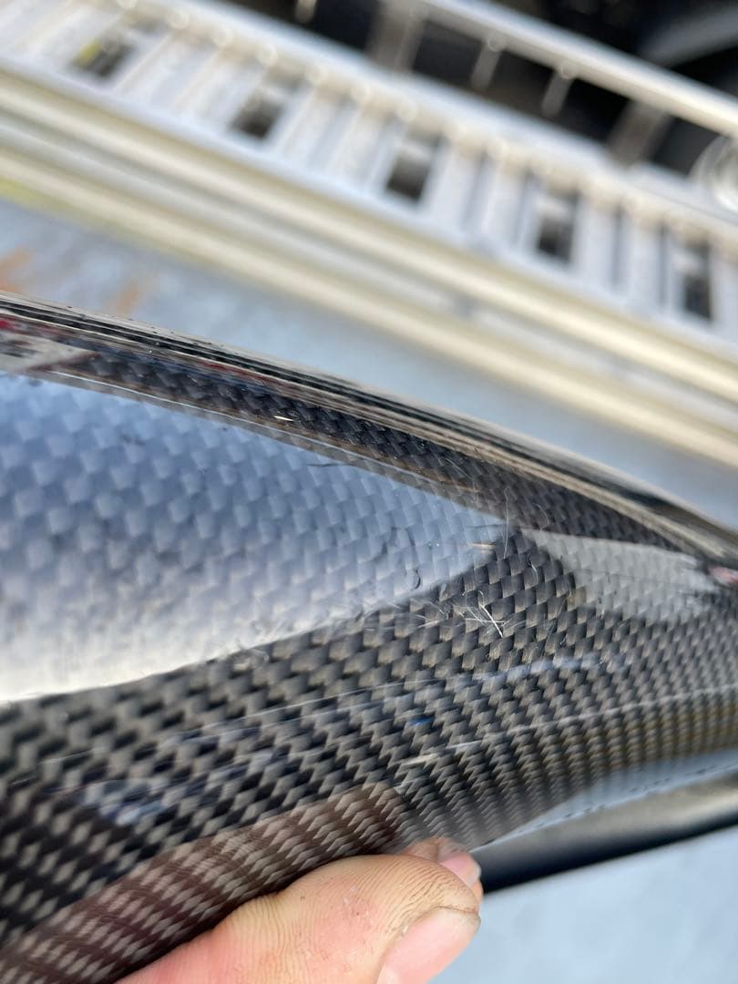 Buell XB9R用　カーボンファイバー アッパーカウル ブラック