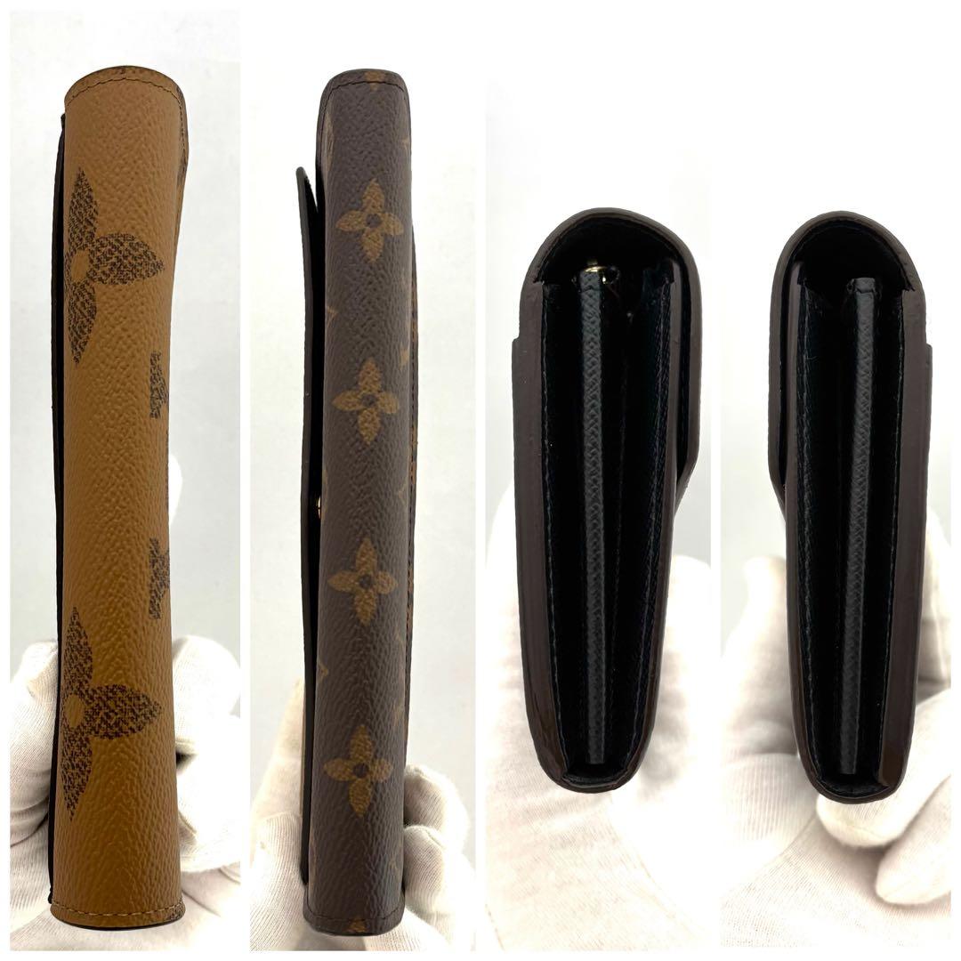 ルイヴィトン ポルトフォイユ・サラ ジャイアント モノグラム マロン 箱袋付