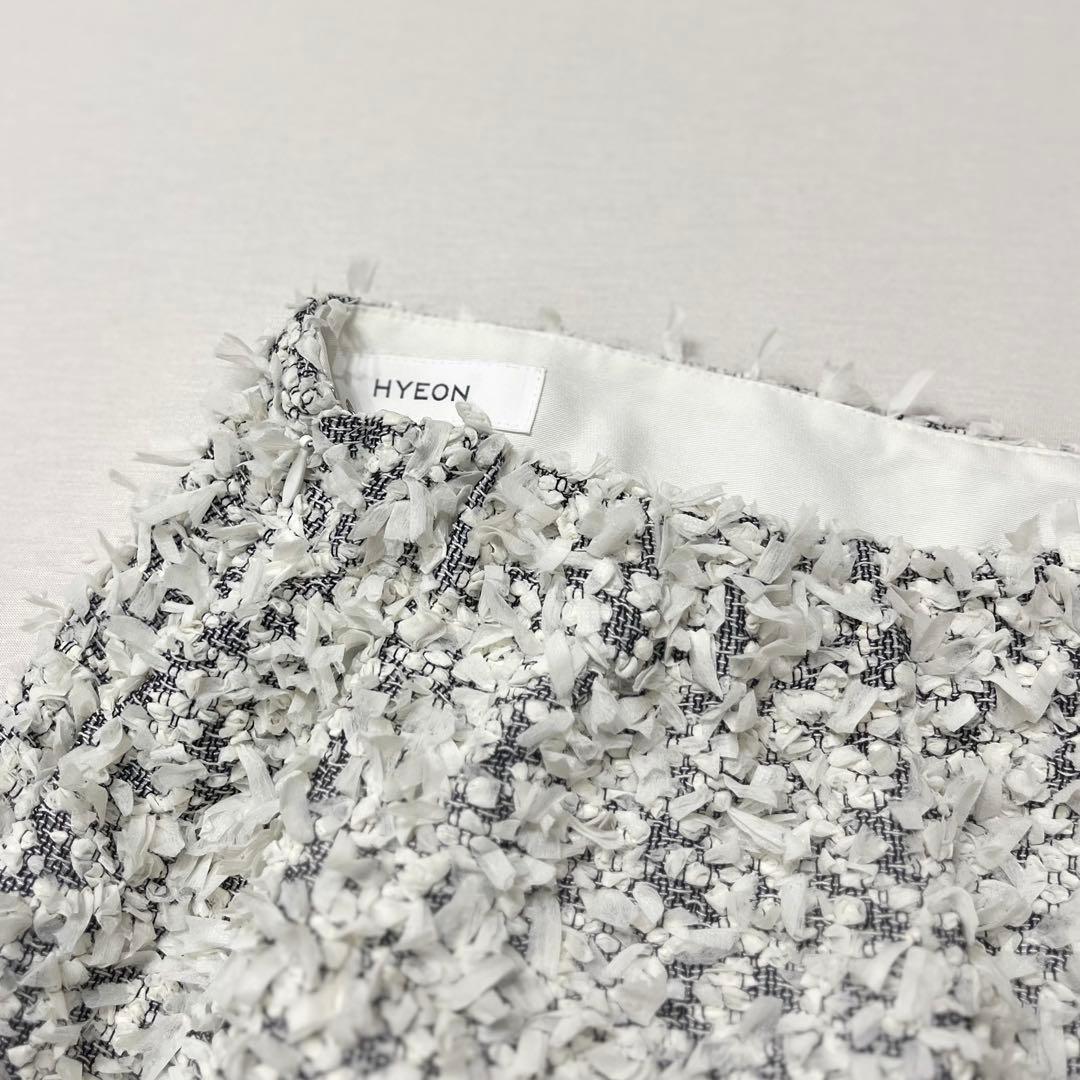 HYEON ヘヨン　pepper skirt shelツイードスカート