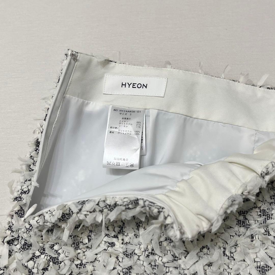HYEON ヘヨン　pepper skirt shelツイードスカート