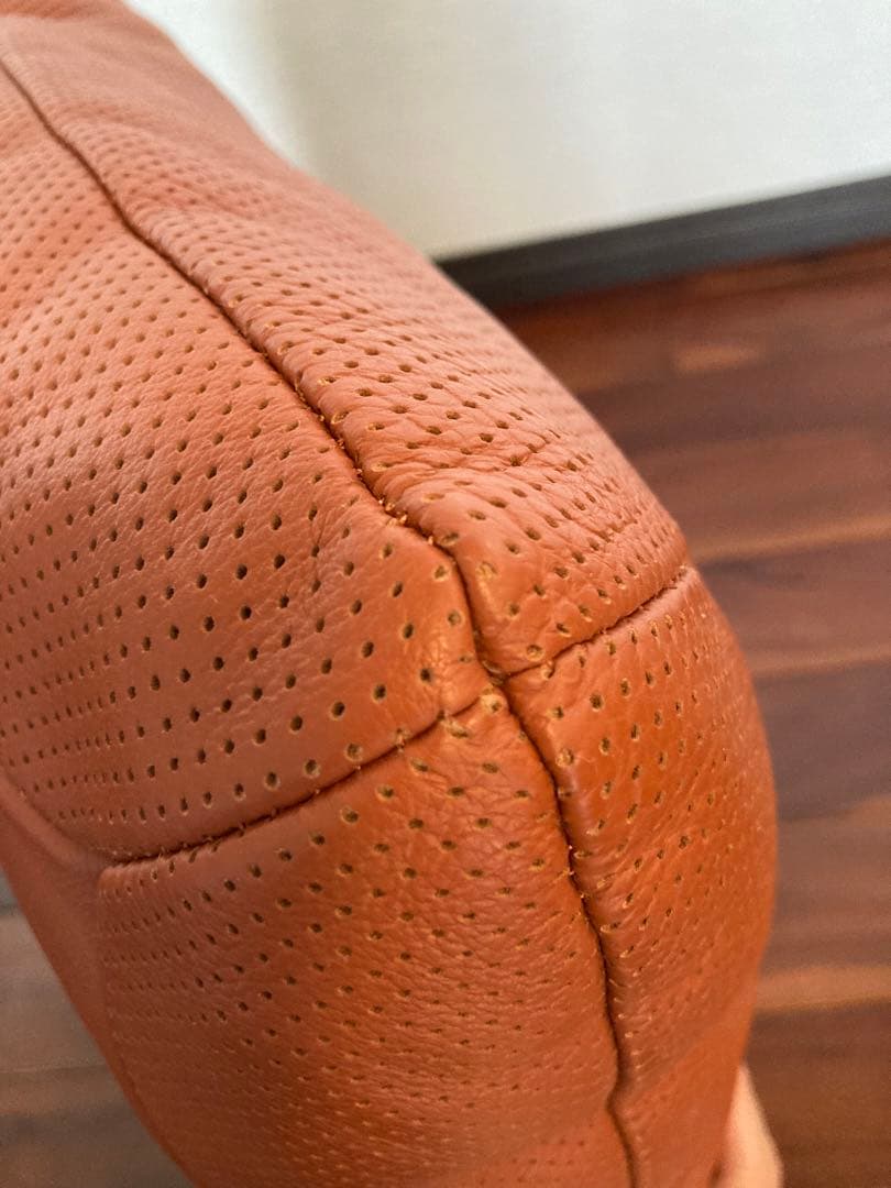 ケルヴィンジョルマーニ レザークッション セット　ブラウン