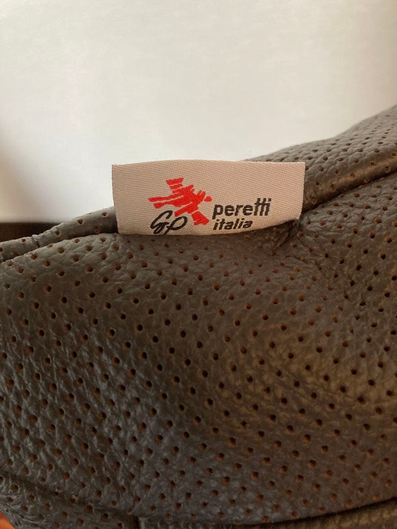 ケルヴィンジョルマーニ レザークッション セット　ブラウン