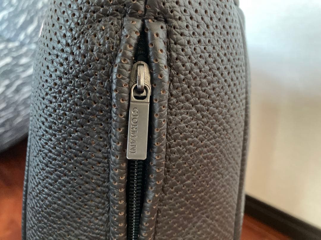 ケルヴィンジョルマーニ レザークッション セット　ブラウン