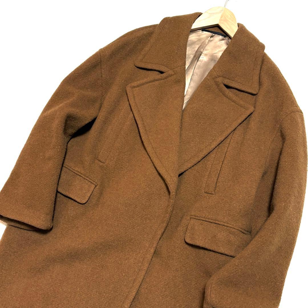 ★*✧様 AP STUDIO✨ブラウン オーバーサイズコート　ウール