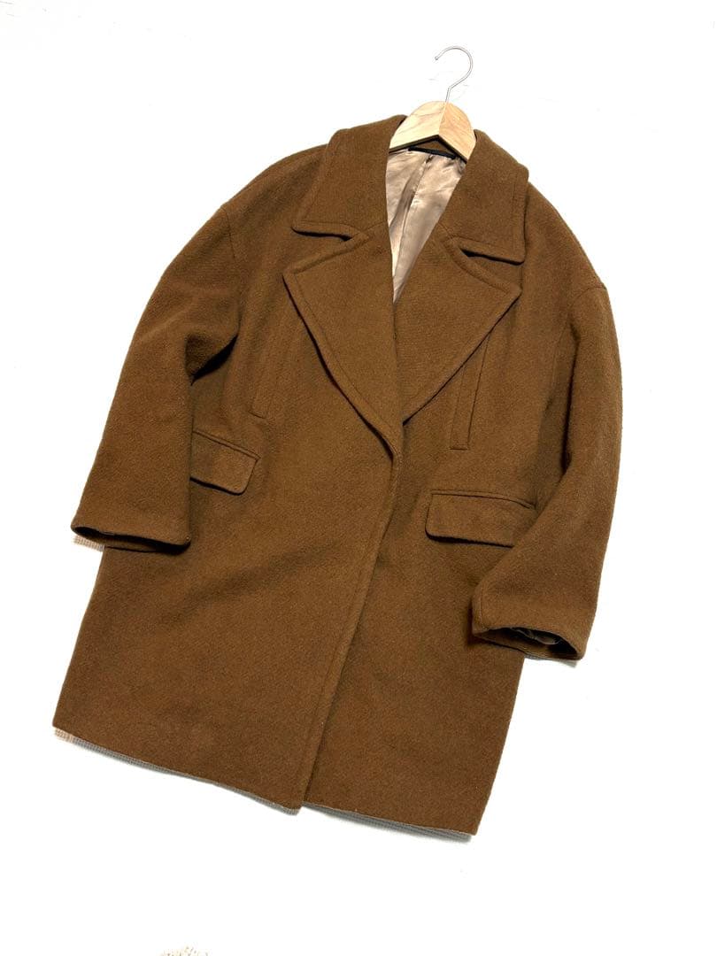 ★*✧様 AP STUDIO✨ブラウン オーバーサイズコート　ウール