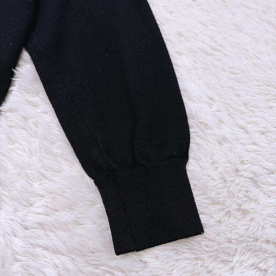 【希少】アディダス ゴルフ テーラーメイド期 ウールニット M 日本製 ブラック