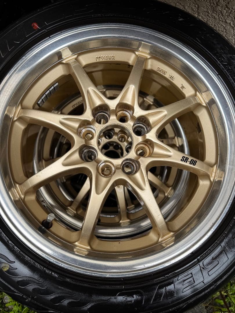 RAYS VOLK RACING SR-08 4本 15×6.5J +38