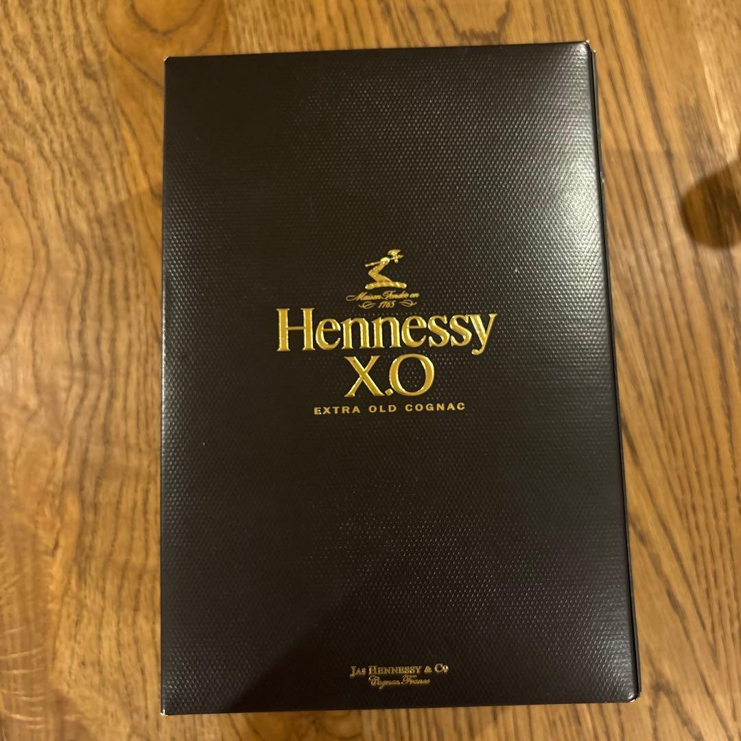 ヘネシー Hennessy X.O 黒キャップ 箱付 700ml ブランデー