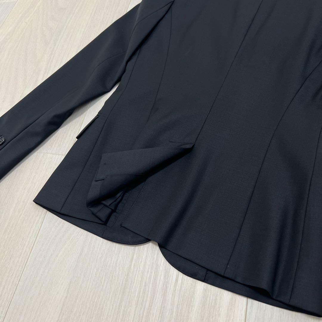 超美品 theory luxe スーツ セットアップ スカート ブラック