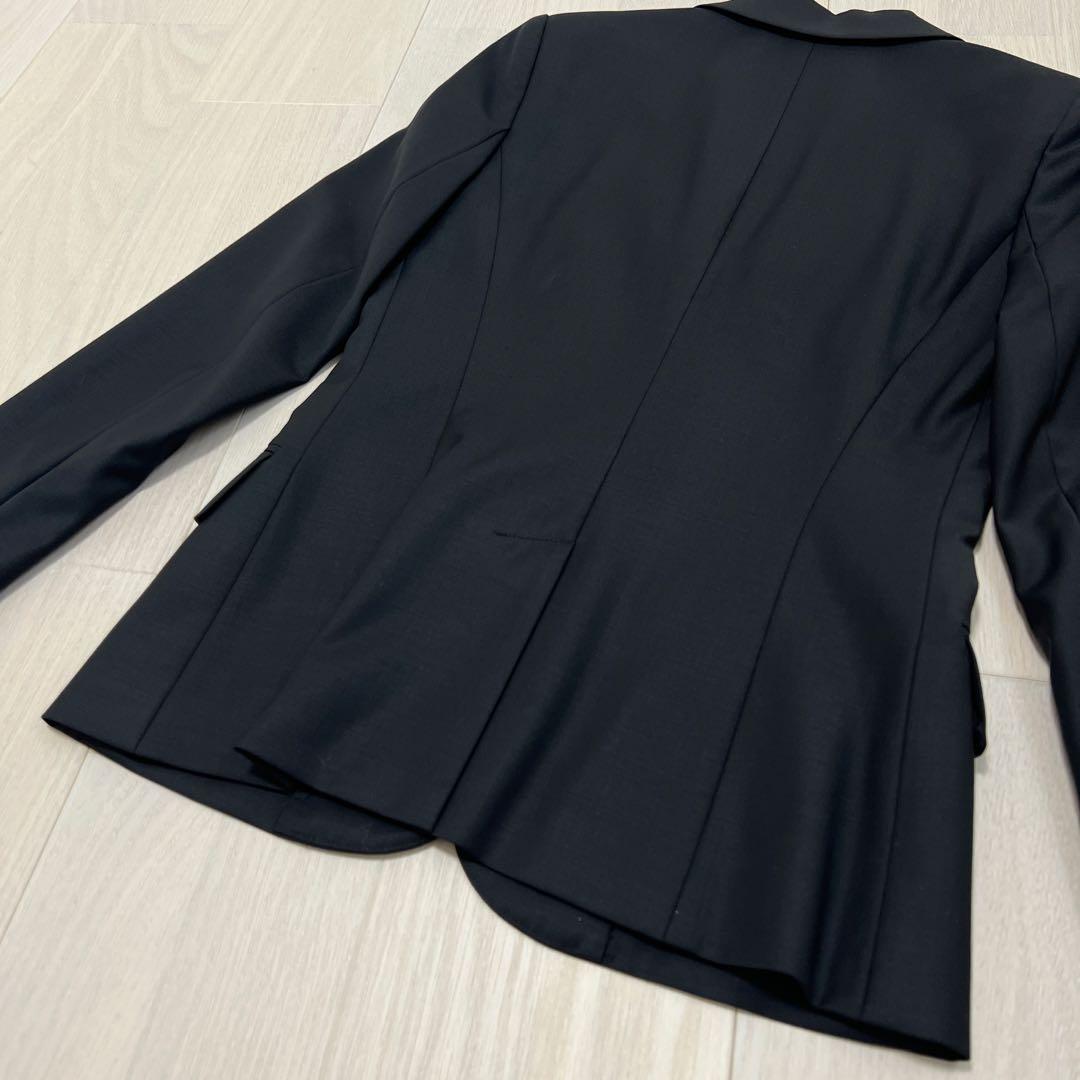 超美品 theory luxe スーツ セットアップ スカート ブラック