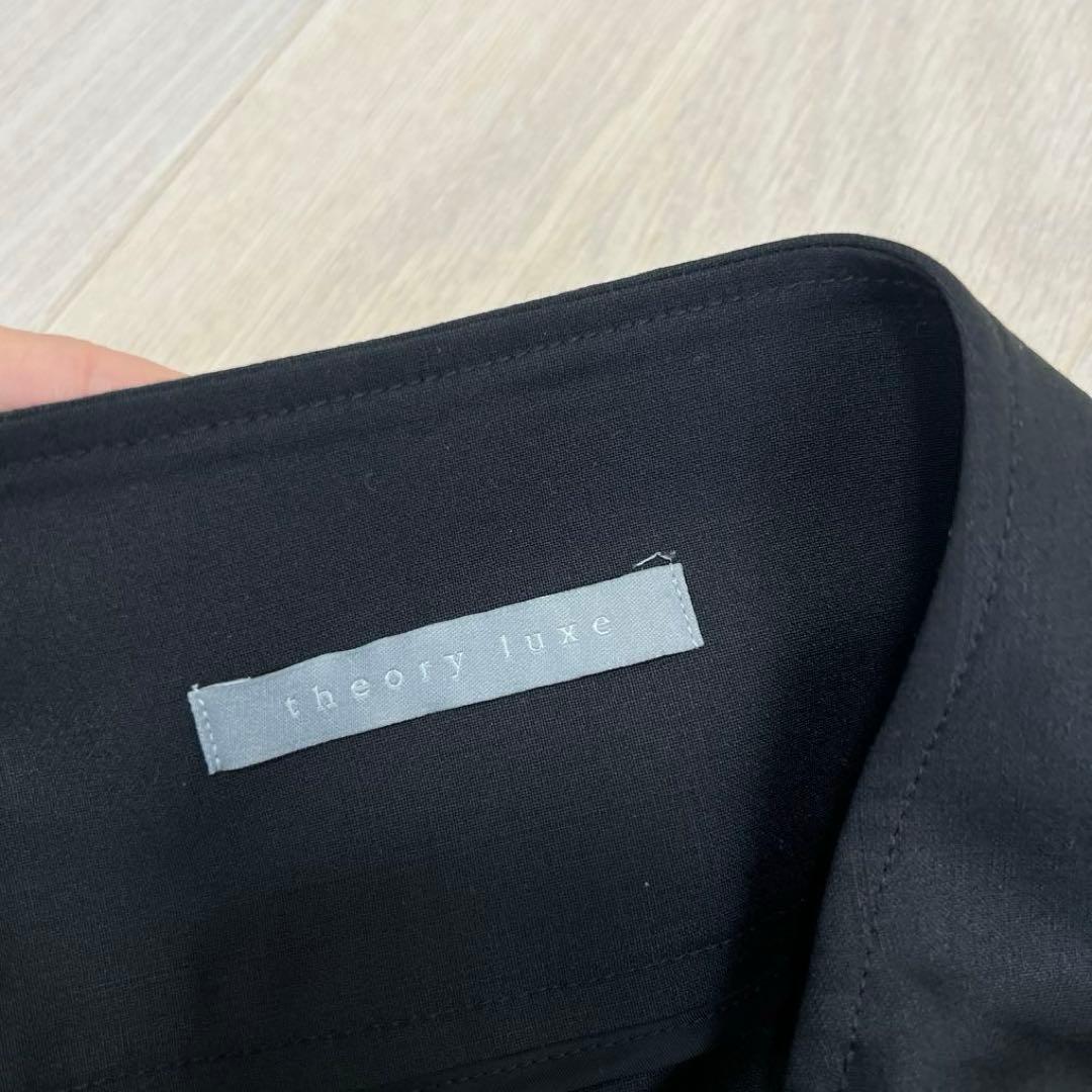超美品 theory luxe スーツ セットアップ スカート ブラック