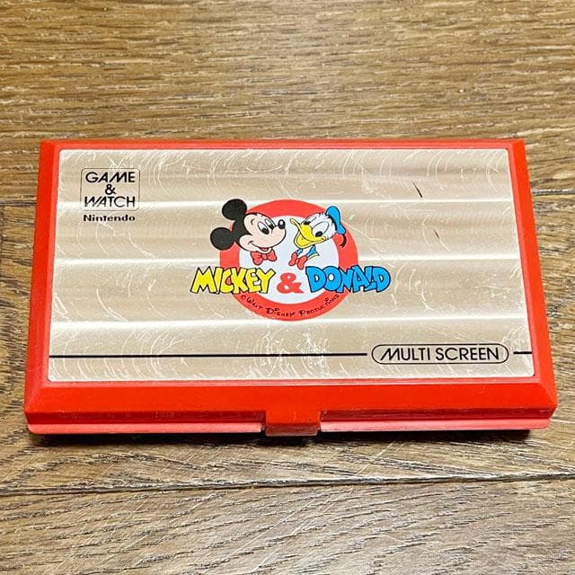 任天堂 ゲームウォッチ マルチスクリーン ミッキー&ドナルド ジャンク