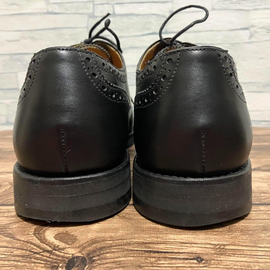 【25.5cm】Berwick 本革 ストレートチップ 内羽根シューズ