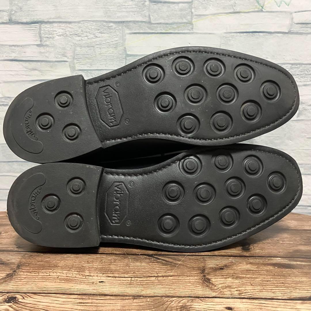 【25.5cm】Berwick 本革 ストレートチップ 内羽根シューズ