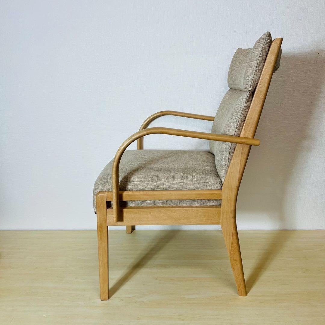 ニトリ NITORI 木製 椅子 チェア 天然木 ダイニングチェア アームチェア