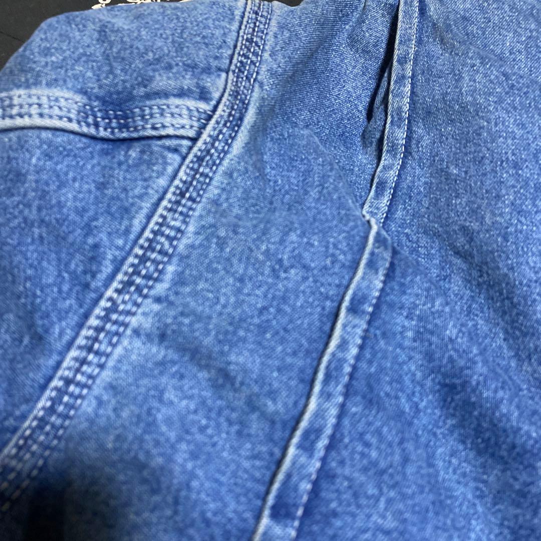 カーハート 激レア デニム生地 星タグ made in USA チョアコート