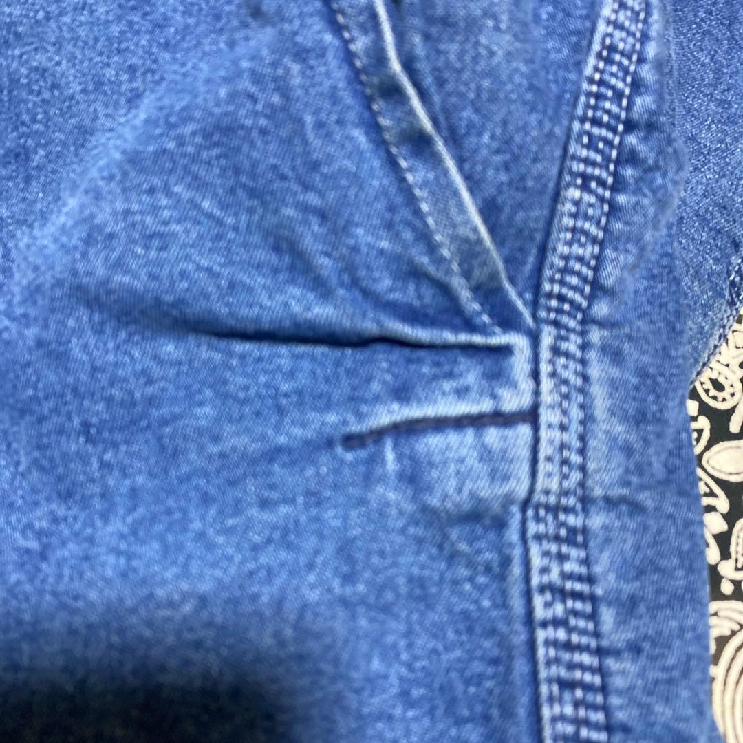 カーハート 激レア デニム生地 星タグ made in USA チョアコート