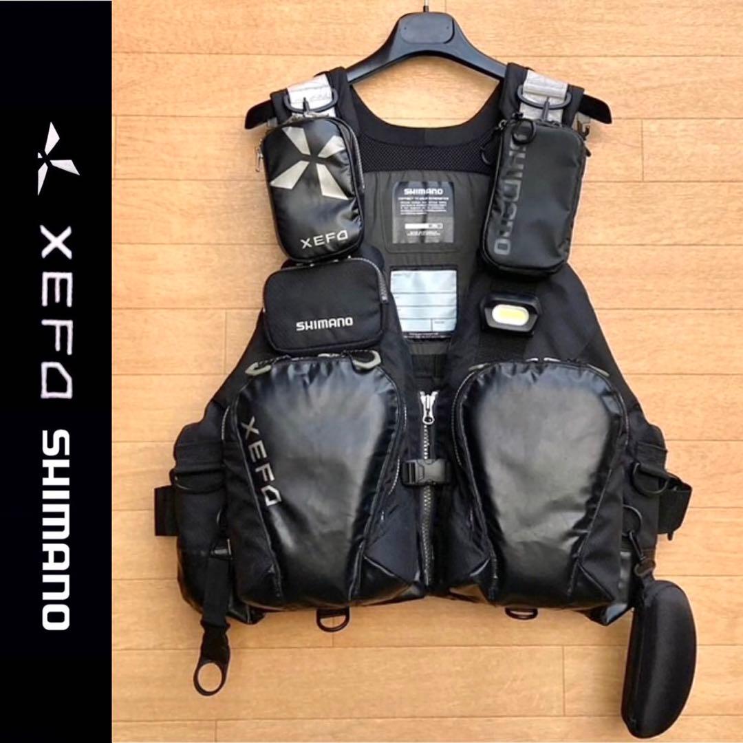 シマノ XEFO サーフトリッパーベスト フローティングベスト ダブルポーチ