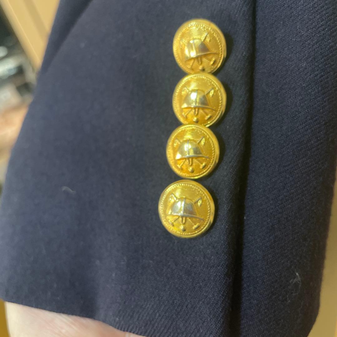 Ralph Lauren ネイビー ダブルブレスト ブレザー