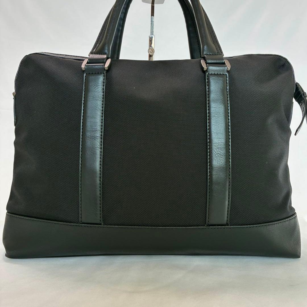 【極美品】ディーゼル ファブリック 2way ビジネスバッグ パネルロゴ A4可