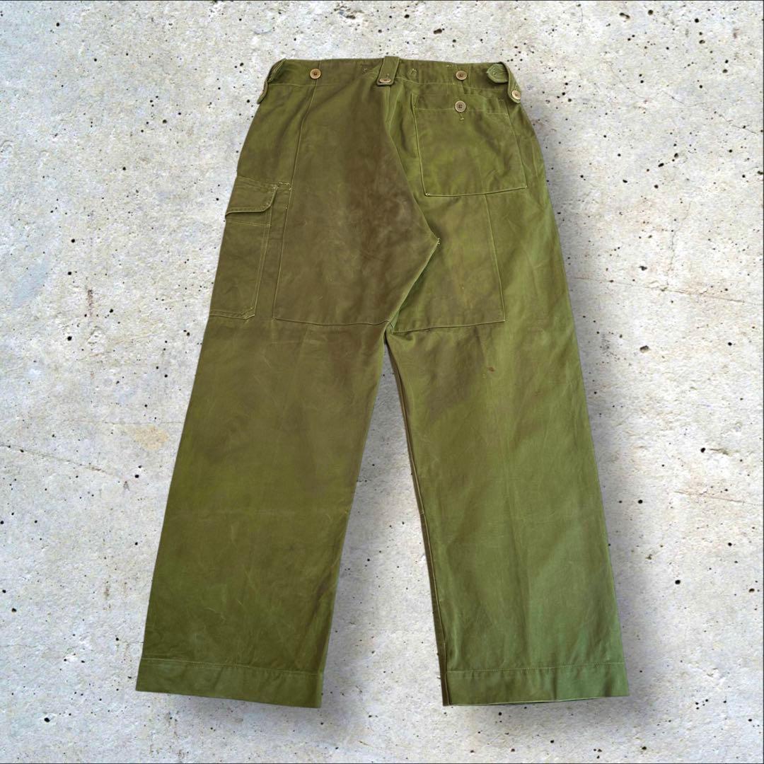 50年代 イギリス軍 P52 カーゴパンツ メンズ L 程 古着 ヴィンテージ