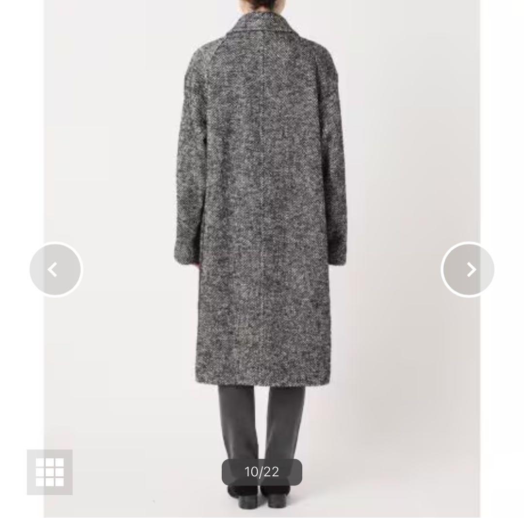 ジャーナルスタンダードレリューム BIGヘリンボーンWフロントチェスターコート