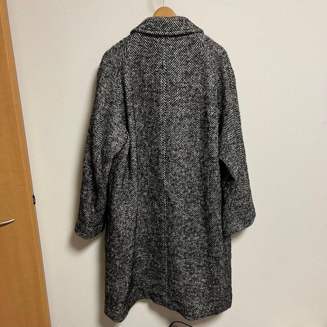 ジャーナルスタンダードレリューム BIGヘリンボーンWフロントチェスターコート