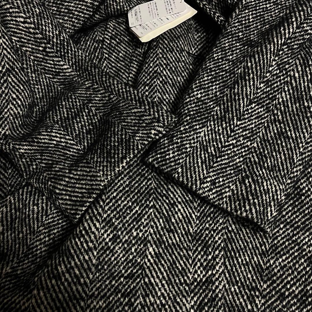 ジャーナルスタンダードレリューム BIGヘリンボーンWフロントチェスターコート