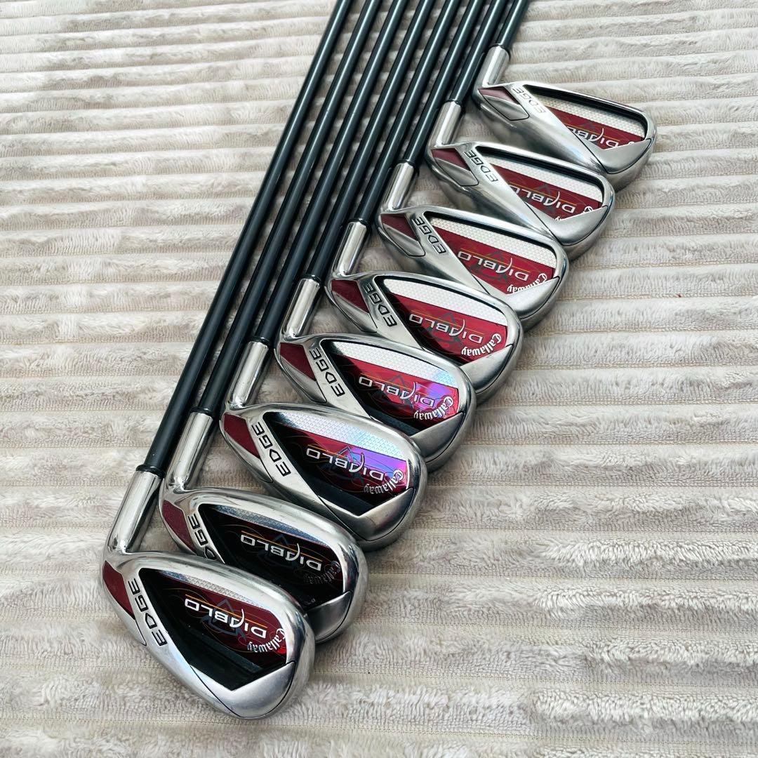 良品 キャロウェイ ディアブロ エッジ アイアンセット 右打ち8本 メンズ