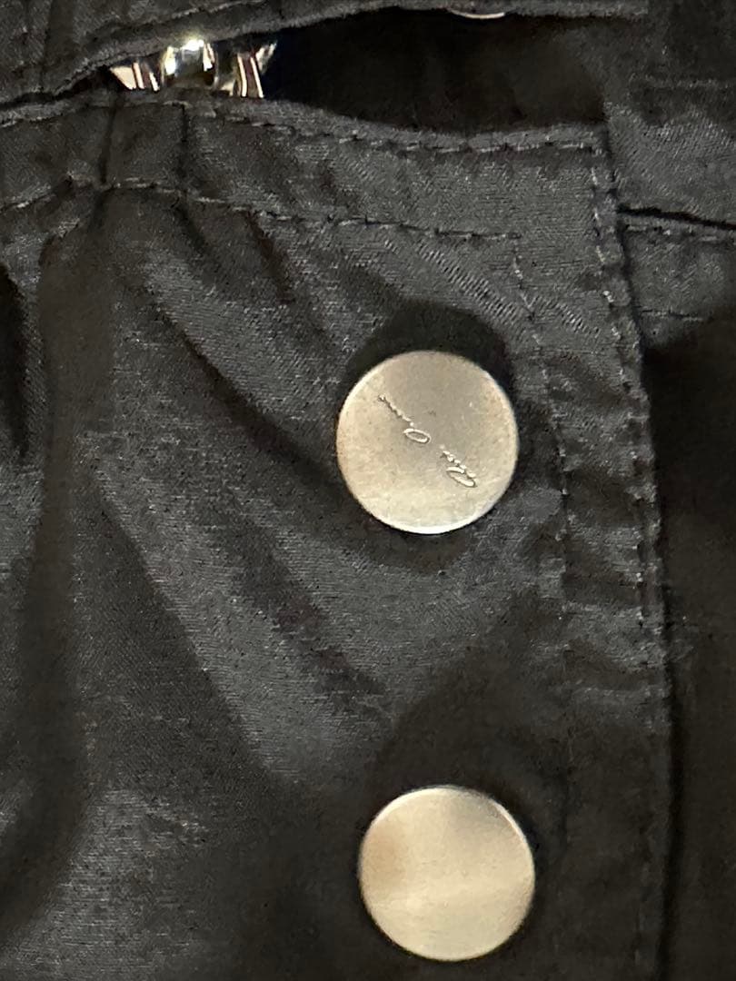 sk　　rick owens ブラック ジャンプスーツ　23ss