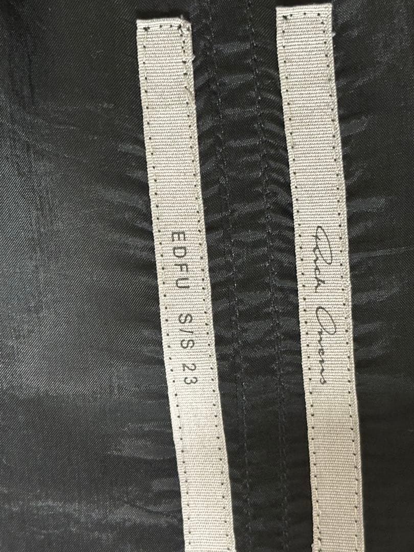 sk　　rick owens ブラック ジャンプスーツ　23ss