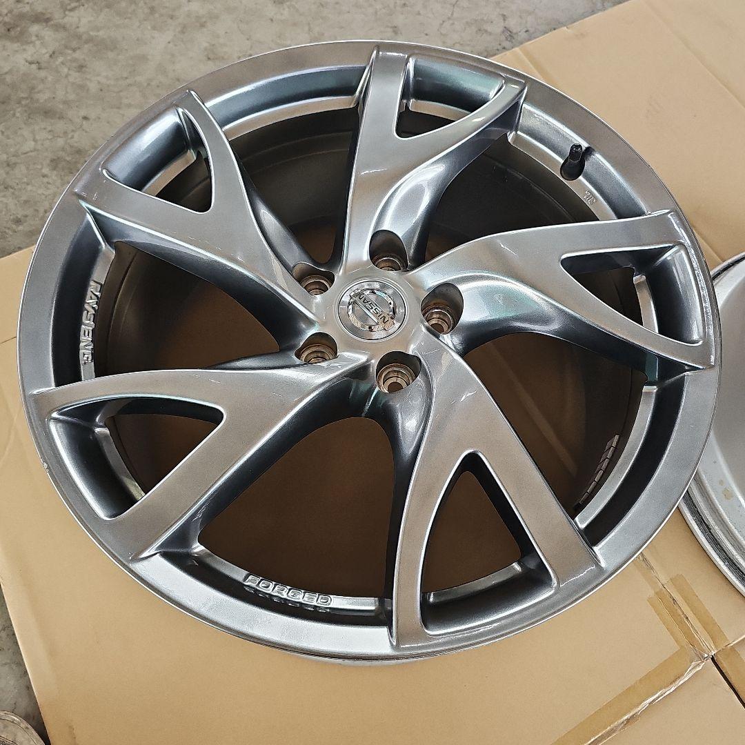 Z34純正ホイール、9Jオフセット+47、2本売ります