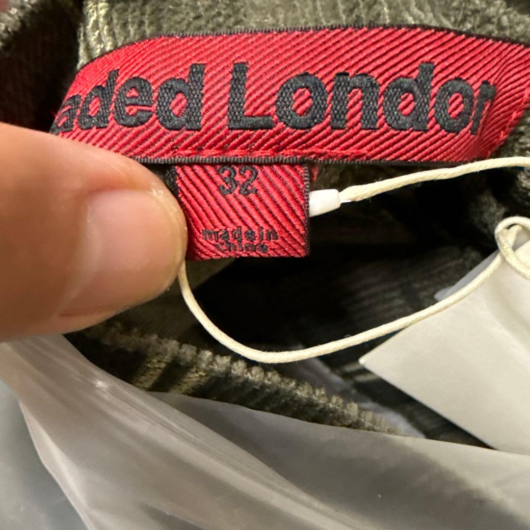 Jaded London チェック コーデュロイパンツ W32 かつき着用