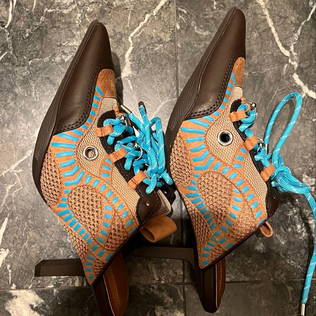 靴 YELLO BLUE BAYOU SNEAKER MULES