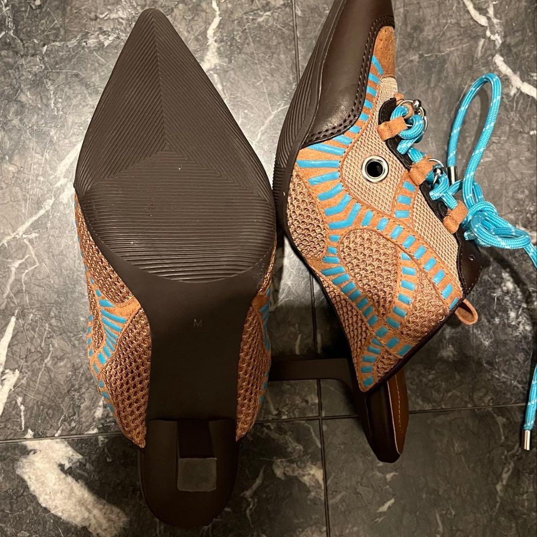 靴 YELLO BLUE BAYOU SNEAKER MULES