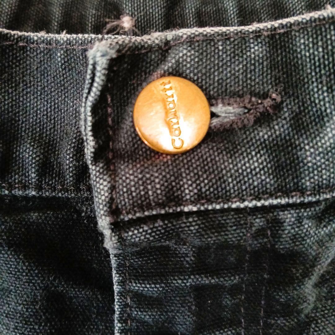 【鬼フェード】carhartt デニム ダブルニーペインターパンツ W73cm