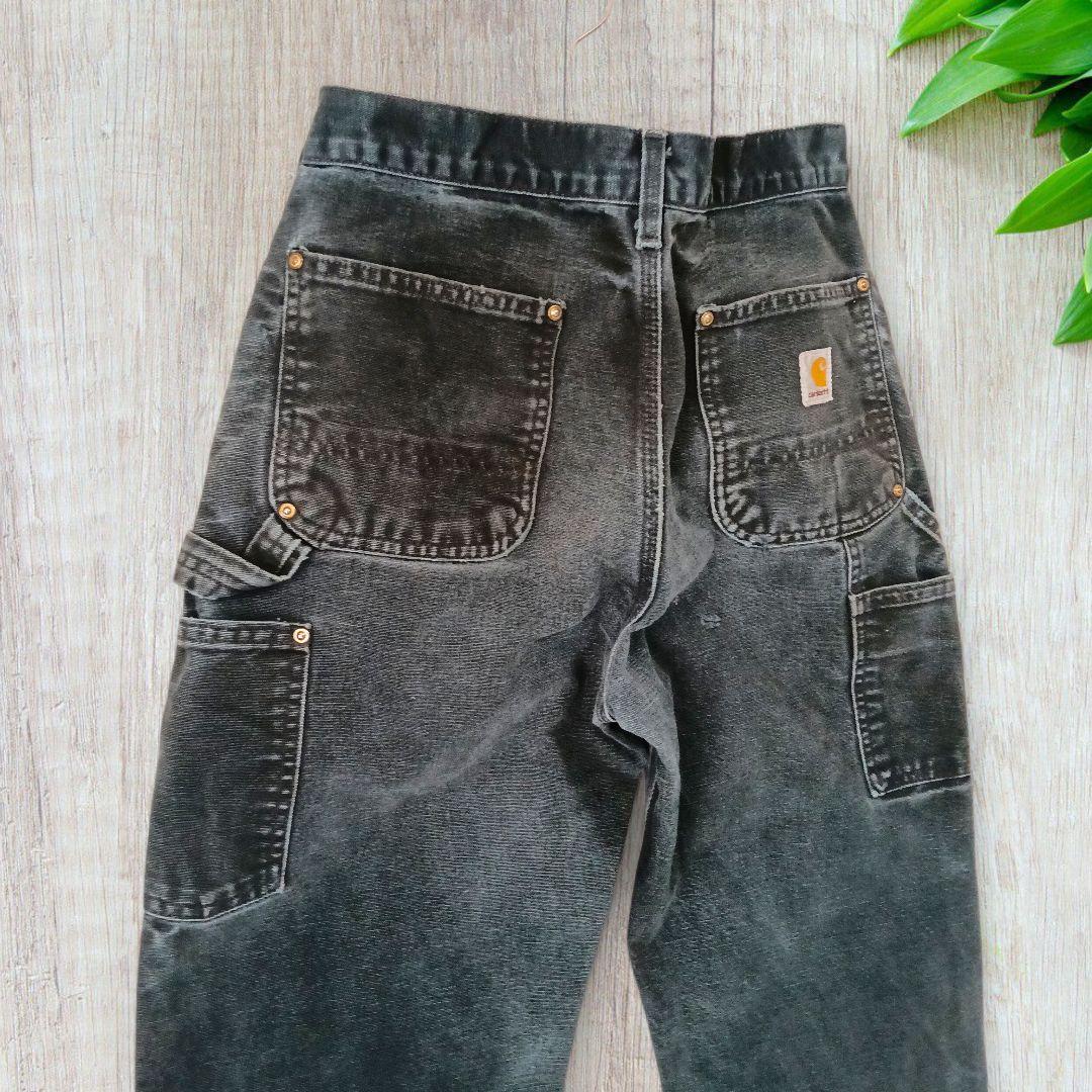 【鬼フェード】carhartt デニム ダブルニーペインターパンツ W73cm