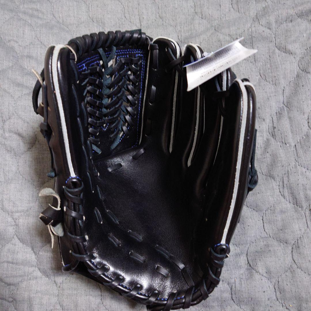 新品限定復刻版軟式ミズノＤ井端モデルグローブ 黒/青