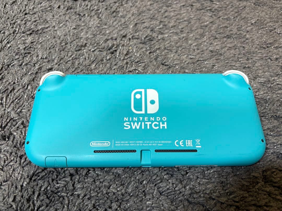 【美品 箱有り】Nintendo Switch Lite ターコイズ 充電器付き