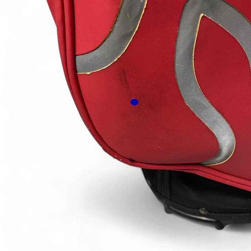 BALDO バルド スタンド付き キャディバッグ レッド ゴルフ 刺繍