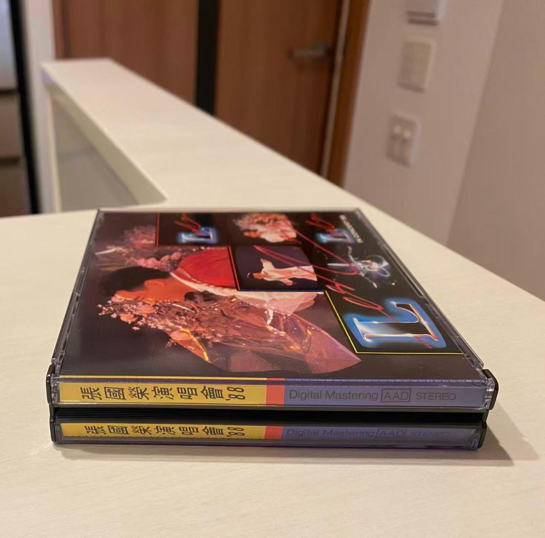 美品廃盤2×CD－張國榮 レスリーチャン1988年「張國榮演唱會 '88」収録盤