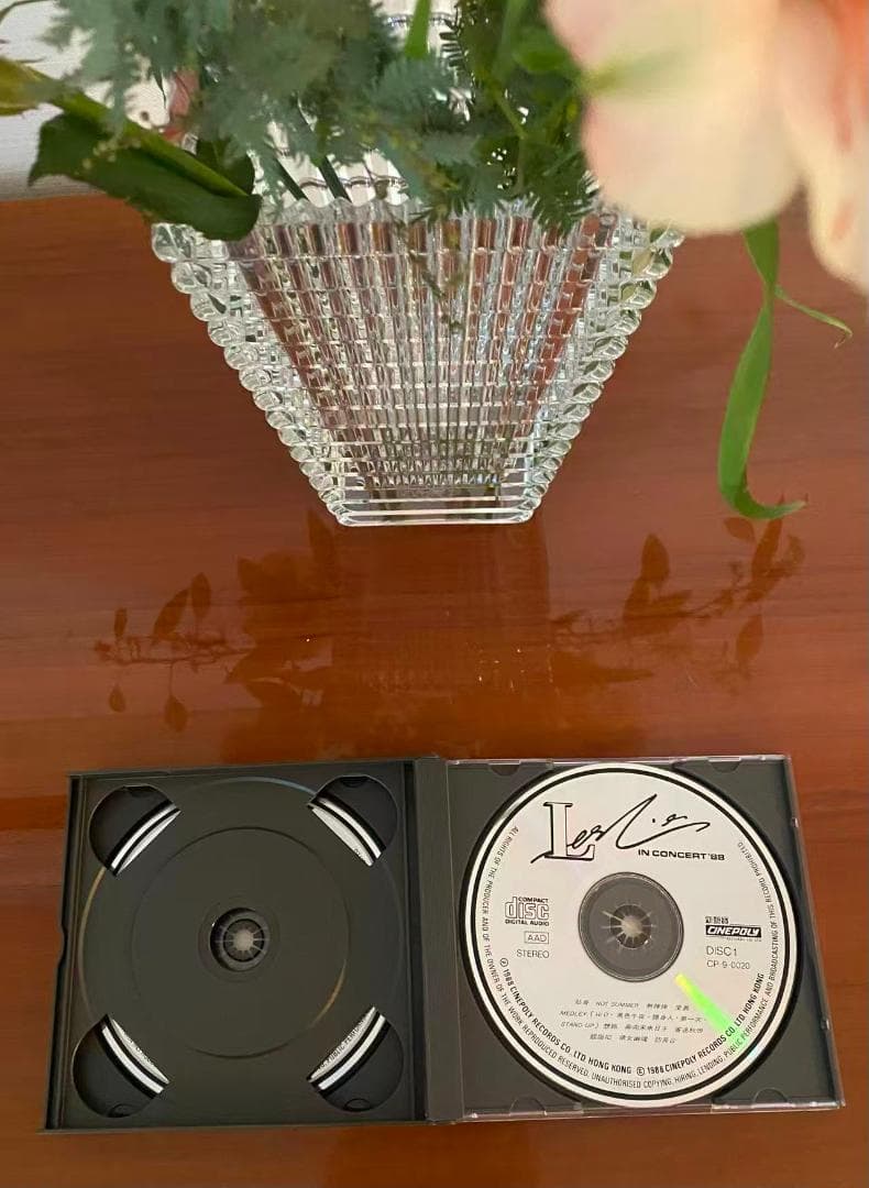 美品廃盤2×CD－張國榮 レスリーチャン1988年「張國榮演唱會 '88」収録盤